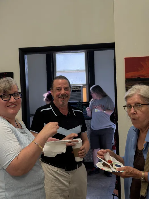 Guests at a Main View Gallery & Studio reception